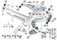 Rear axle support/wheel suspension for BMW Z4 23i 2008
