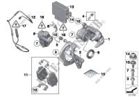 Rear wheel brake   EMF control unit for BMW X4 20iX 2013