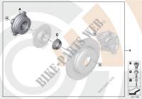 Repair kit, wheel bearing, rear for BMW X6 35iX 2014