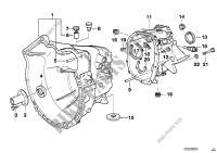 S5D...G housing + mounting parts for BMW 323i 1995