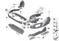 Seat front seat coverings for BMW M5 2010
