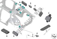 Single parts f antenna diversity for BMW 550iX 4.4 2013