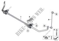Stabilizer, front for BMW M5 2010