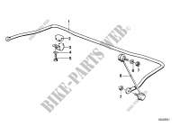 Stabilizer, front for BMW M535i 1985