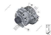 Starter motor generator for BMW Hybrid 3 2011