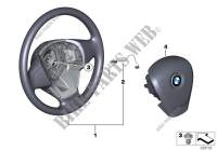 Steering wheel airbag for BMW X3 20iX 2011