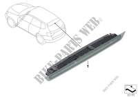 Third stoplamp for BMW X3 20dX 2009
