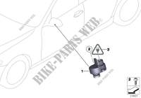 Top view camera for BMW 550i 2009