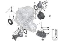 Transfer case single parts ATC 35L for BMW 520dX 2012