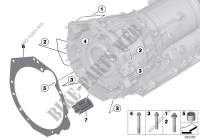 Transmission mounting parts for BMW Hybrid 7 2011