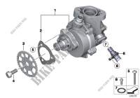 Vacuum pump with aux.consumer connect. for BMW X6 35iX 2014