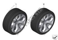 Winter wheel with tyre Y spoke 214   20