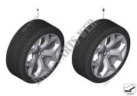 Winter wheel with tyre Y spoke 214   20