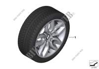 Winter wheel with tyre Y spoke 305   17