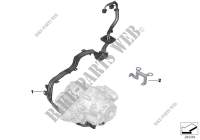 Wiring harness, rear differential for BMW X6 30dX 2009