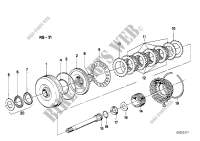 ZF 3hp22 drive clutch A for BMW 728iS 1982