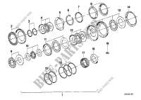 ZF 4hp22/24 ax bearing single parts for BMW 735i 1979