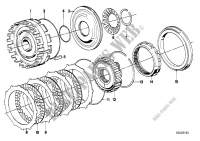ZF 4hp22/24 brake clutch D for BMW 728iS 1982