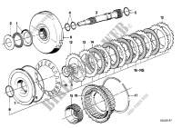 ZF 4hp22/24 drive clutch A for BMW 728iS 1982