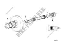 ZF 4hp22/24 drive shaft for BMW 318i 1983