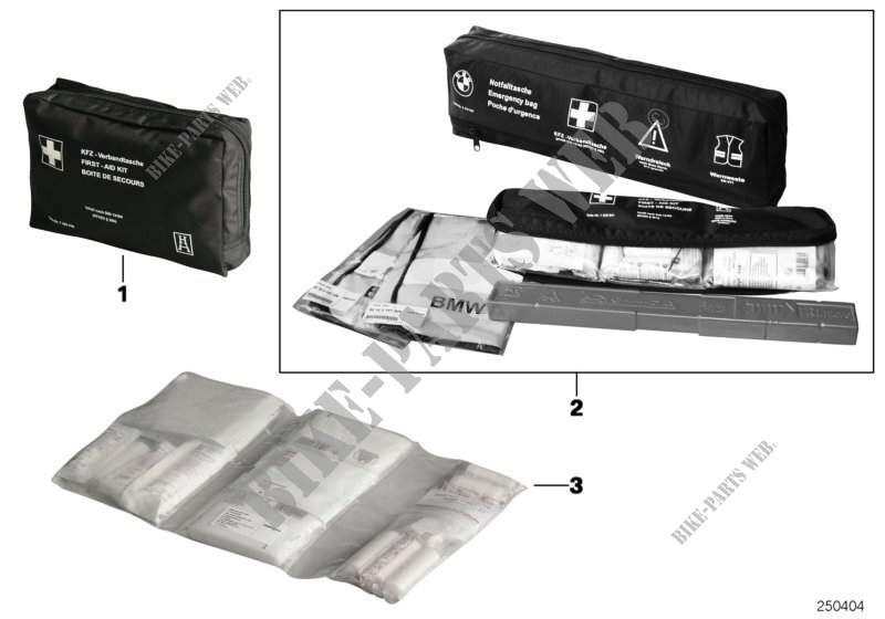 First aid kit, Universal for BMW X6 35iX 2014