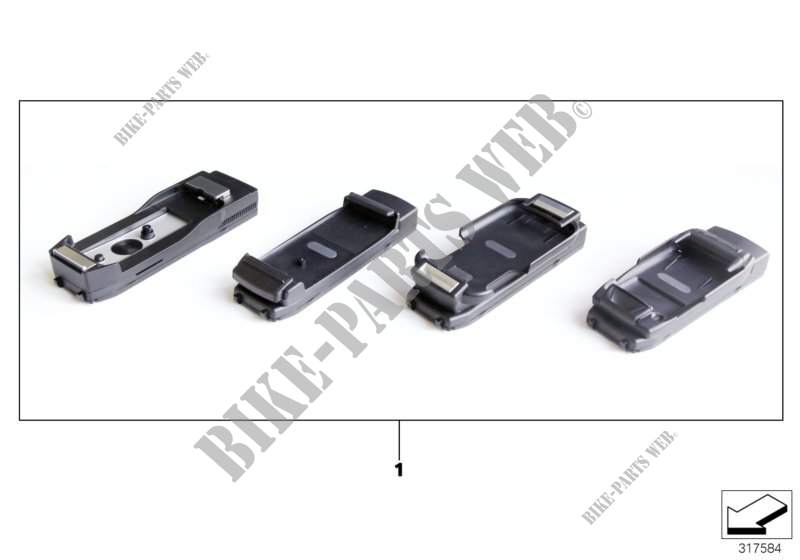 Snap in adapter, SAMSUNG devices for BMW 740LdX 2014