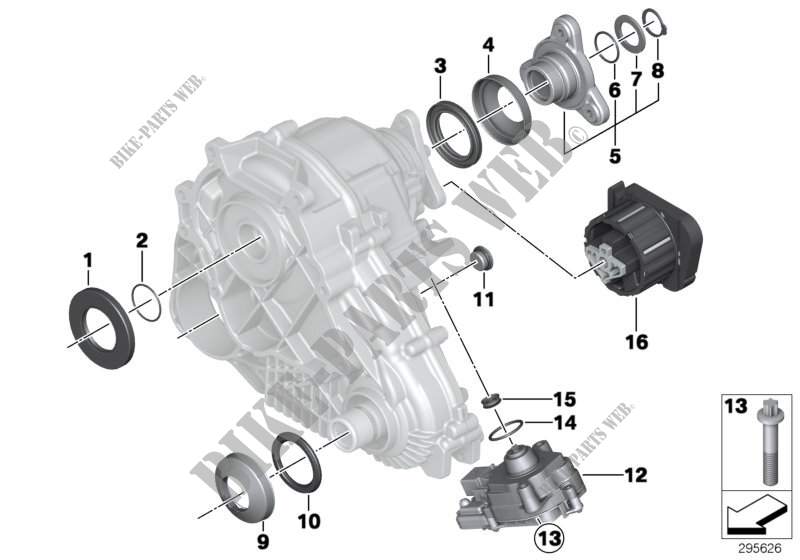 Transfer case single parts ATC 45L for BMW X6 35iX 2014