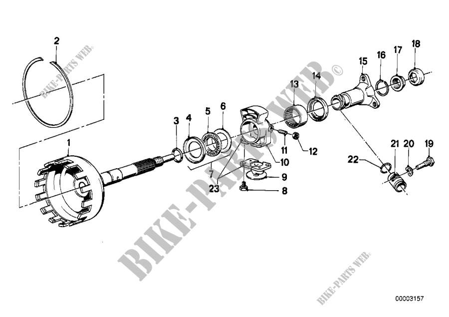 ZF 3hp22 output for BMW 735i 1982