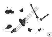 Assorted grommets for BMW 535iX 2012