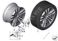 BMW LA wheel, M double spoke 468   20\ for BMW X5 25d 2012