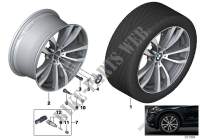 BMW LA wheel, M double spoke 469   20\ for BMW X6 35iX 2014