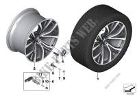 BMW LA wheel, Y spoke 627 for BMW X6 35iX 2014