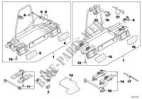 Bicycle rack, trailer coupling for BMW X6 35iX 2014
