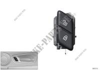 Central locking system switch for BMW 218dX 2015