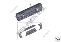 Control unit, automatic air cond., Basis for BMW X3 20dX 2013