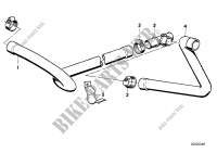 Cooling System Water Hoses for BMW 635CSi 1982