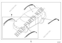 Cover door sill / wheel arch for BMW X6 35iX 2014