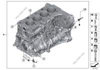 Engine block for BMW X5 25dX 2012