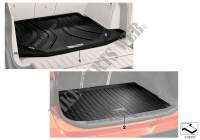 Fitted luggage compartment mat for BMW 316d 2009