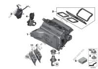 Housing parts   air conditioning for BMW X3 18i 2013