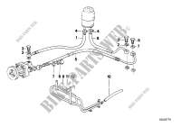 Hydro steering oil pipes for BMW 318is 1989