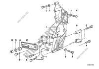 Hydro steering vane pump/bearing support for BMW 635CSi 1986