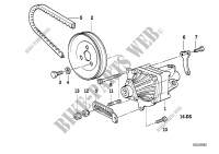 Hydro steering vane pump/mounting for BMW 318is 1991