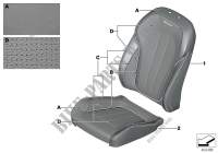 Individual cover,Klima Leather comf.seat for BMW X6 35iX 2014