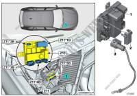 Integrated supply module Z11 for BMW X6 35iX 2014
