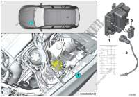 Integrated supply module Z11 for BMW X3 28iX 2009