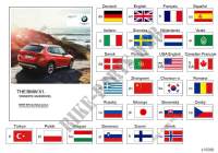Owners Handbook E84 with iDrive for BMW X1 25dX 2011