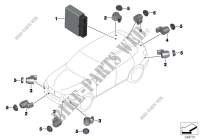 Park Distance Control (PDC) for BMW X3 18d 2013