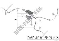 Parking brake/actuator for BMW X6 35iX 2014