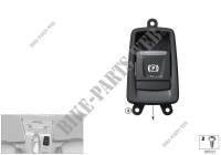 Parking brake switch for BMW 214d 2014
